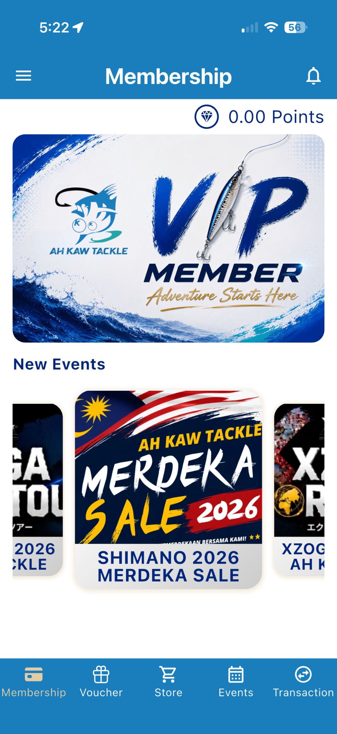Ah Kaw e-Member membership
