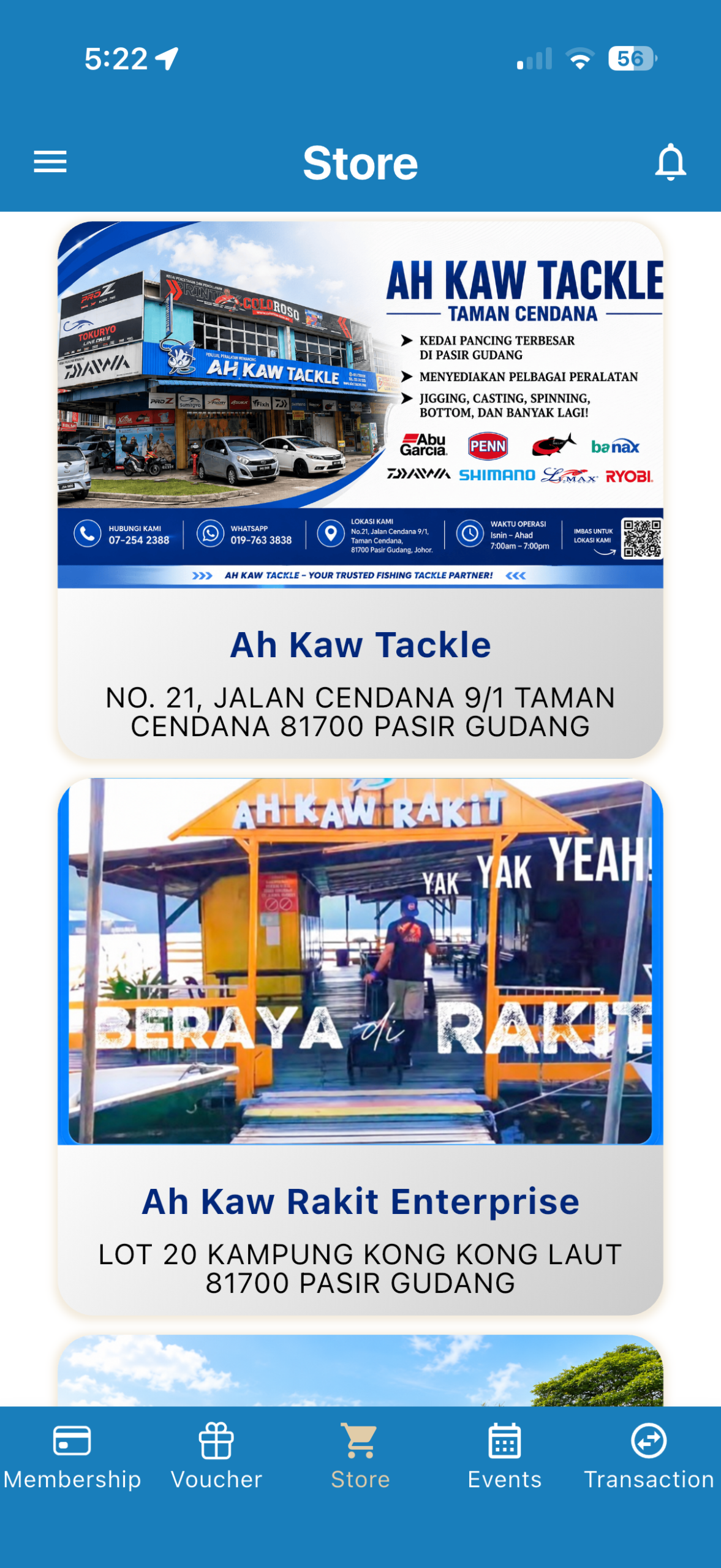 Ah Kaw e-Member store